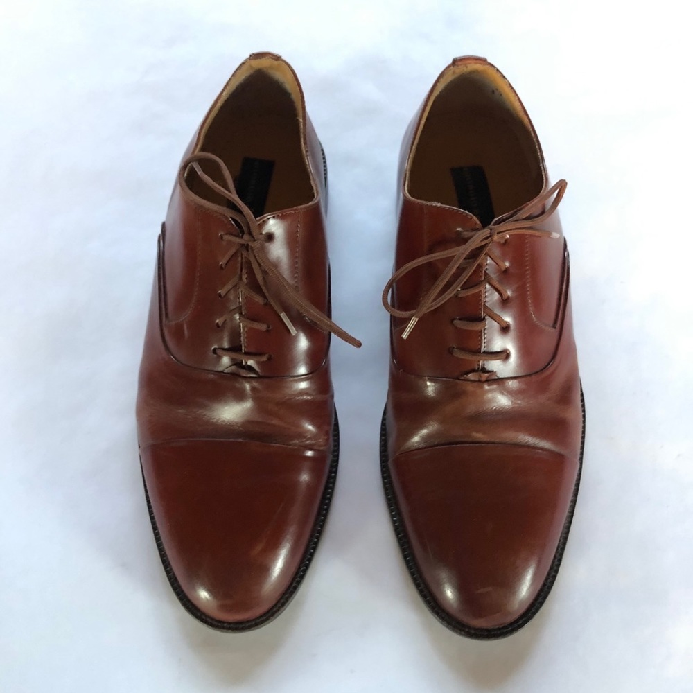 Giorgio Brutini Brown Leather Dress Shoes Mens Size 10.5